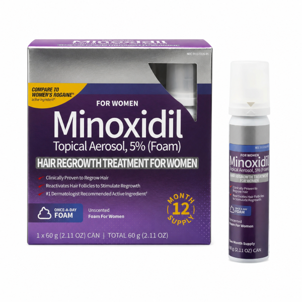 Піна жіноча міноксидил 5% Кіркланд Minoxidil Kirkland