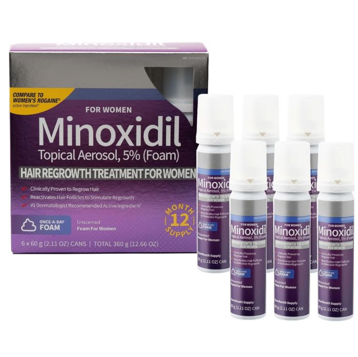 Піна жіноча міноксидил 5% Кіркланд Minoxidil Kirkland