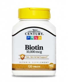 Биотин 21st Century Biotin 10мг 120 таблеток - 40